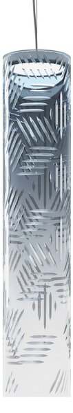 Lampa Wisząca kdln, Jer 1, ściemnialny, niebieski, salon, szkło, design