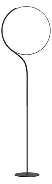 Lampa Podłogowa kdln, Poise, ściemnialny, czarny, salon, metal, design