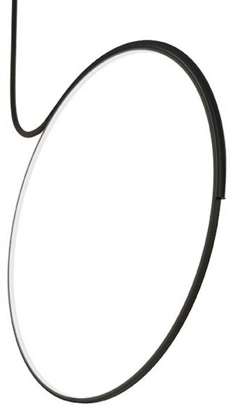 Lampa Sufitowa kdln, Poise, ściemnialny, czarny, salon, metal, design