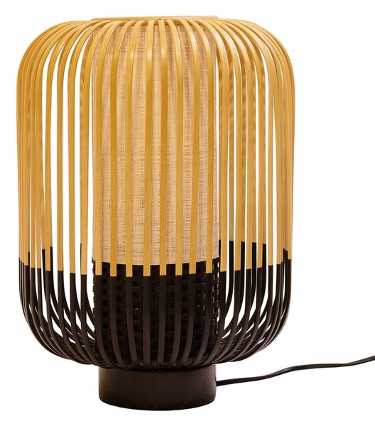 Lampa Stołowa Forestier, Bamboo Light M, czarny, salon, bambus, design