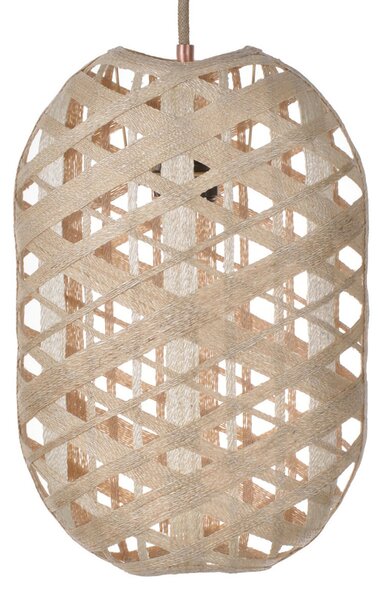 Lampa Wisząca Forestier, Capsule S, ściemnialny, beżowy, salon, bambus, design