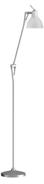 Luxy F1 Lampa Podłogowa Aluminium/Matowa Biała - Rotaliana