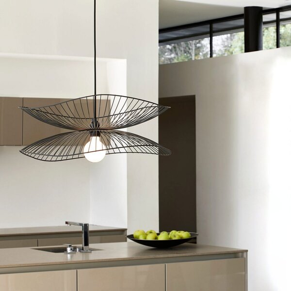 Lampa Wisząca Forestier, Libellule S, ściemnialny, czarny, salon, metal, design