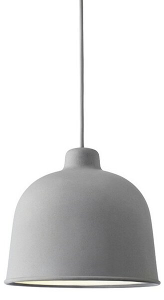 Lampa Wisząca Muuto, szary, jadalnia, bambus