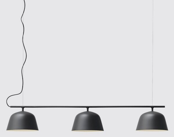 Lampa Wisząca Muuto, czarny, jadalnia, aluminium
