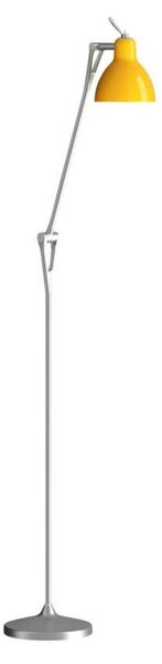 Luxy F1 Lampa Podłogowa Aluminium/Żółta - Rotaliana