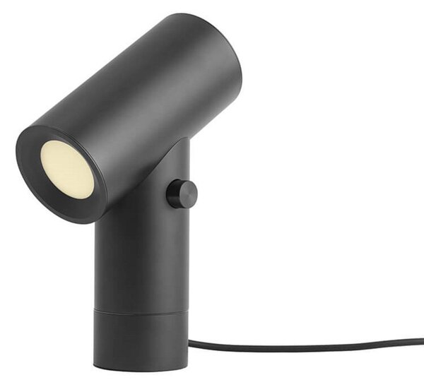 Lampa Stołowa Muuto, ściemnialny, czarny, salon, aluminium
