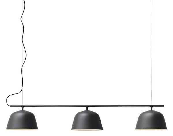 Lampa Wisząca Muuto, czarny, jadalnia, aluminium