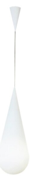 Lampa Wisząca Rotaliana, Goccia, ściemnialny, biały, salon, szkło, design