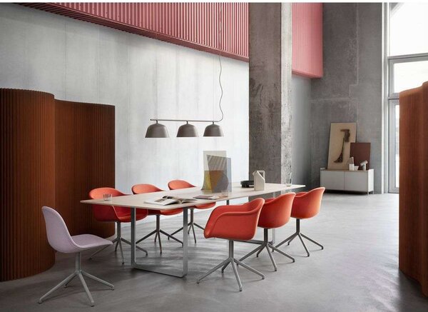 Lampa Wisząca Muuto, brąz rdzawy, jadalnia, aluminium