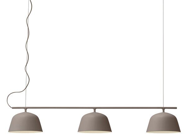 Lampa Wisząca Muuto, brąz rdzawy, jadalnia, aluminium