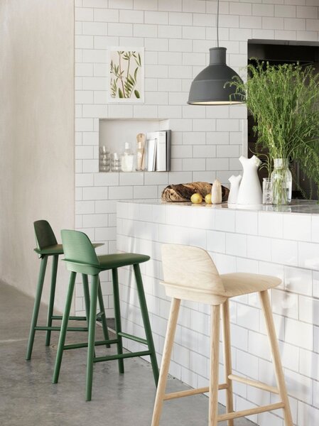 Lampa Wisząca Muuto, żółty, salon, tworzywo sztuczne, design