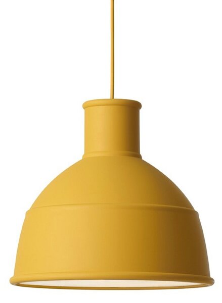 Lampa Wisząca Muuto, żółty, salon, tworzywo sztuczne, design