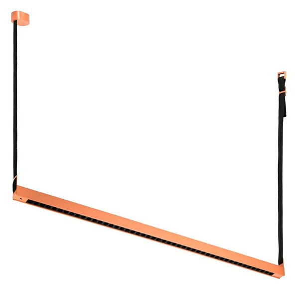 Lampa Wisząca LOOM DESIGN, Belto, ściemnialny, pomarańczowy, jadalnia, aluminium, nowoczesny