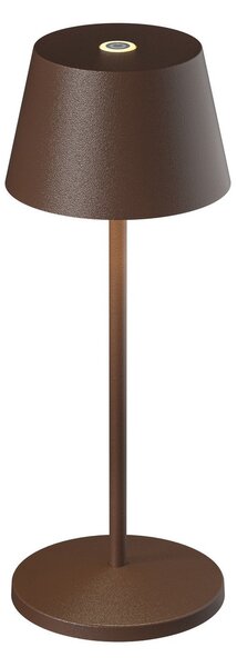 Zewnętrzna Lampa LOOM DESIGN, Modi Micro, ściemnialny, brąz rdzawy, taras, aluminium, nowoczesny