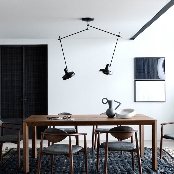 Lampa Sufitowa GRUPA, Arigato, ściemnialny, czarny, gabinet | pracownia, metal
