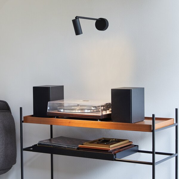 Lampa Sufitowa LOOM DESIGN, Iris, ściemnialny, czarny, salon, aluminium, nowoczesny