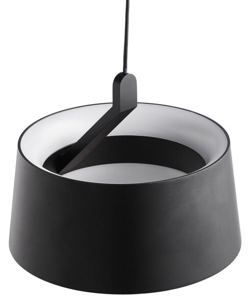 Lampa Wisząca LOOM DESIGN, Cookie, ściemnialny, czarny, salon, aluminium, nowoczesny