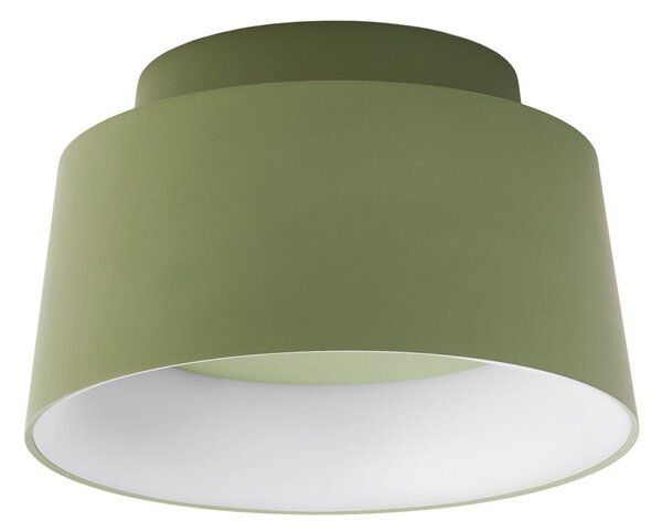 Lampa Sufitowa LOOM DESIGN, Cookie, ściemnialny, zielony, salon, aluminium, nowoczesny