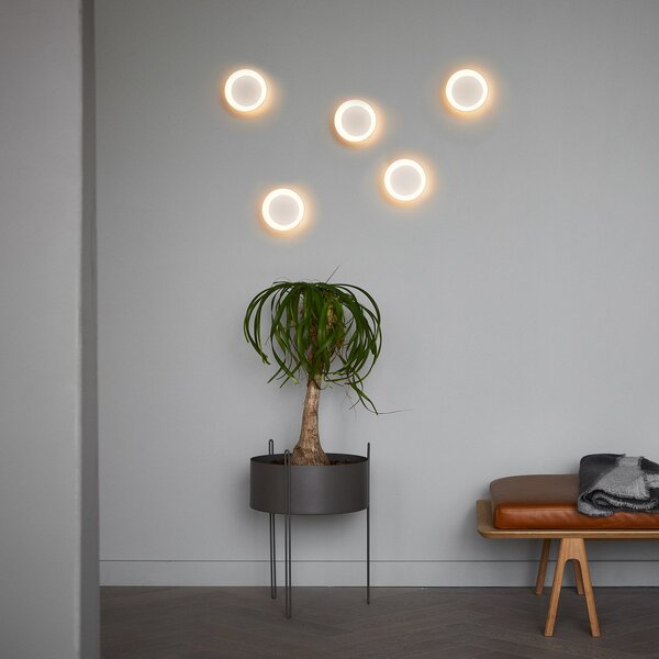 Lampa Sufitowa LOOM DESIGN, Cookie, ściemnialny, biały, salon, aluminium, nowoczesny