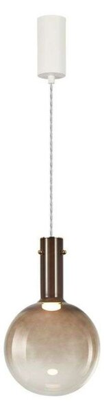 Lampa Wisząca LOOM DESIGN, ściemnialny, brąz rdzawy, salon, szkło