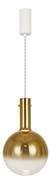 Lampa Wisząca LOOM DESIGN, ściemnialny, złoty | mosiężny, salon, szkło