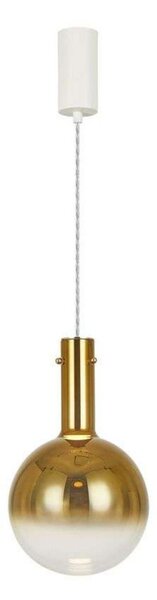 Lampa Wisząca LOOM DESIGN, ściemnialny, złoty | mosiężny, salon, szkło