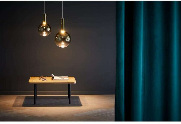 Lampa Wisząca LOOM DESIGN, ściemnialny, złoty | mosiężny, salon, szkło