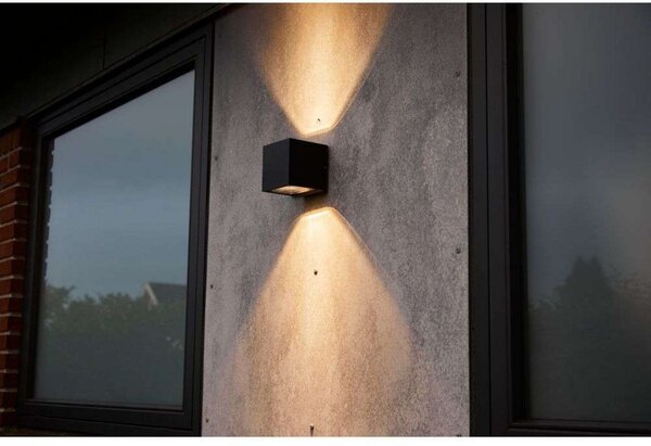 Lampa Ścienna LOOM DESIGN, ściemnialny, brąz rdzawy, taras, aluminium
