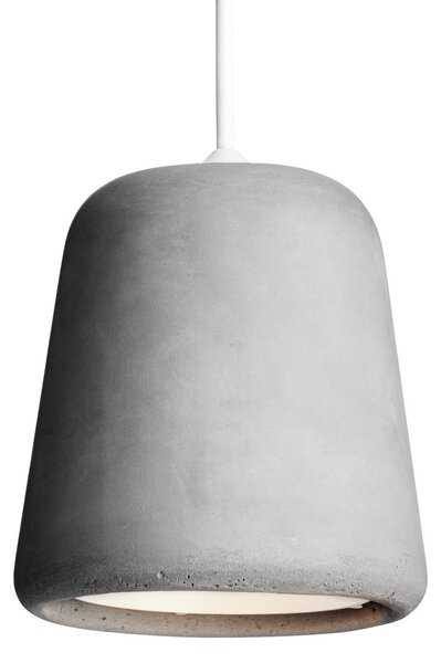 Lampa Wisząca New Works, Material The Originals, ściemnialny, szary, salon, kamień, design