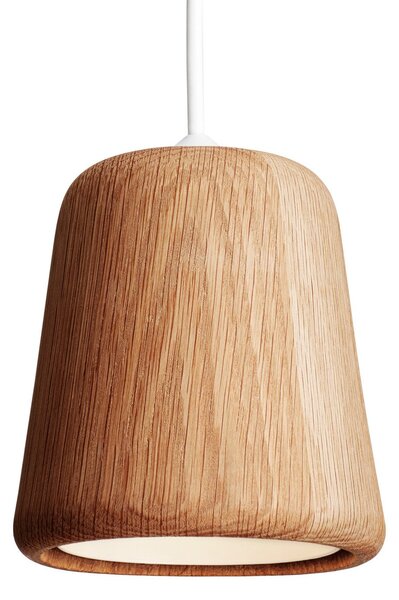 Lampa Wisząca New Works, Material The Originals, ściemnialny, drewniany, salon, drewno, design