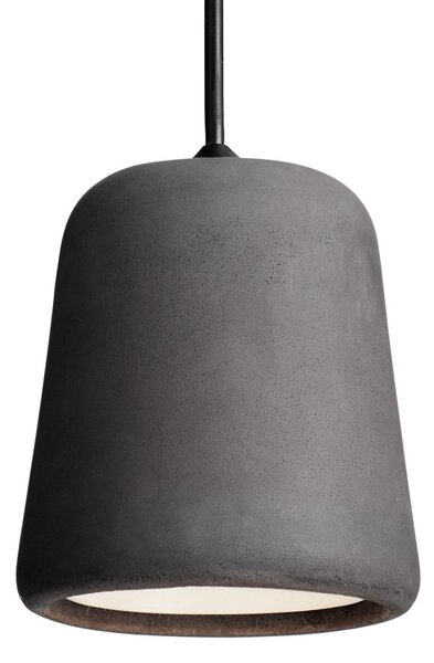 Lampa Wisząca New Works, Material The Originals, ściemnialny, szary, salon, kamień, design
