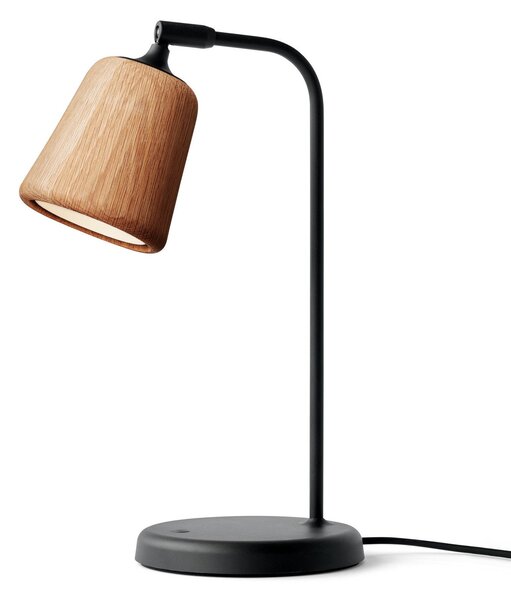 Lampa Stołowa New Works, Material The Originals, ściemnialny, czarny, salon, metal, design