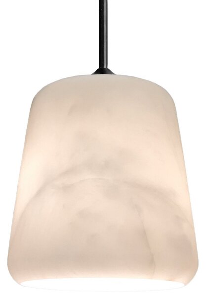Lampa Wisząca New Works, Material New Edition, ściemnialny, biały, salon, kamień, design