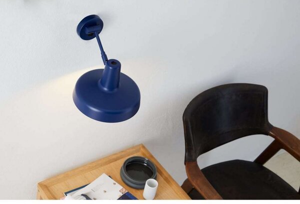 Lampa Ścienna GRUPA, niebieski, salon, aluminium, vintage