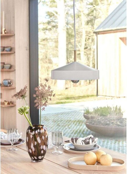 Lampa Wisząca OYOY Living Design, Hat Small, czarny, jadalnia, metal, skandynawski