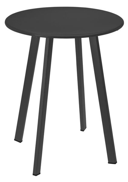 Stolik metalowy okrągły szary mat 40 cm