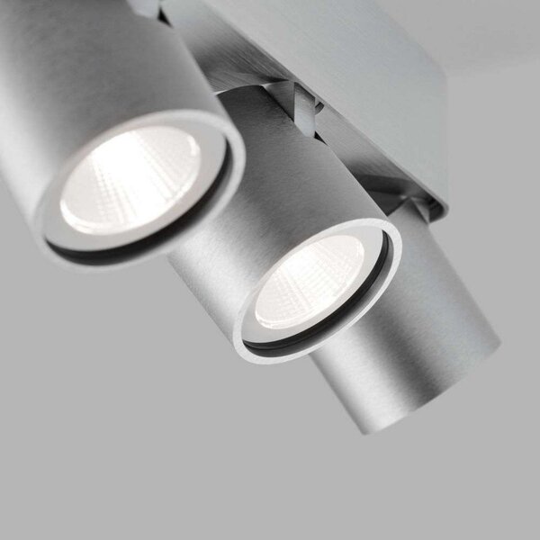 Lampa Sufitowa LIGHT-POINT, ściemnialny, metaliczny, kuchnia, aluminium