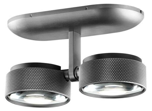 Lampa Sufitowa LIGHT-POINT, ściemnialny, metaliczny, salon, aluminium