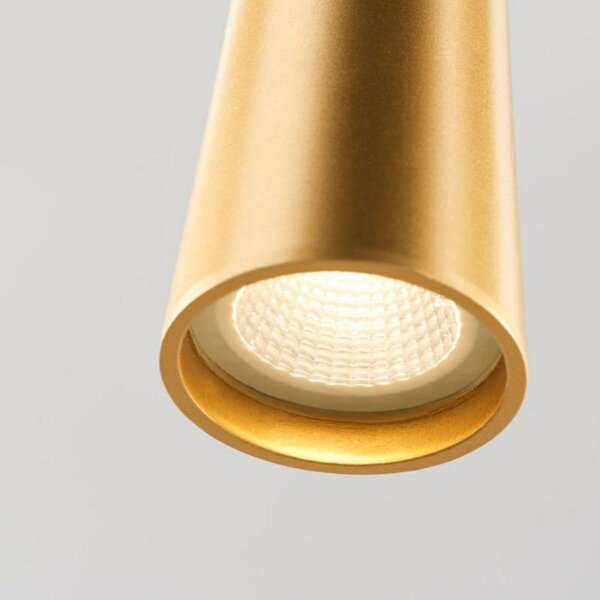 Lampa Wisząca LIGHT-POINT, złoty | mosiężny, salon, aluminium