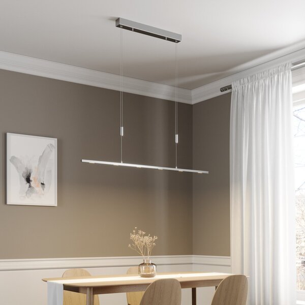 Lampa Wisząca Lucande, Arnik, ściemnialny, metaliczny, salon, metal, nowoczesny