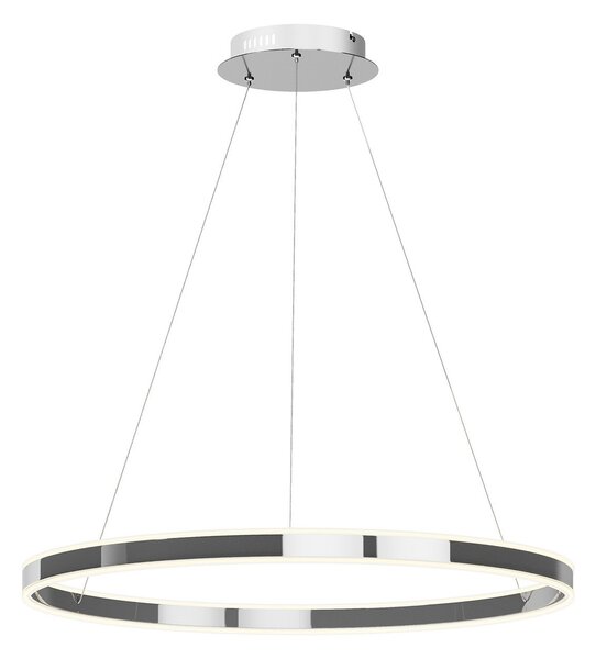 Lampa Wisząca Lucande, Lyani, ściemnialny, metaliczny, salon, metal, nowoczesny