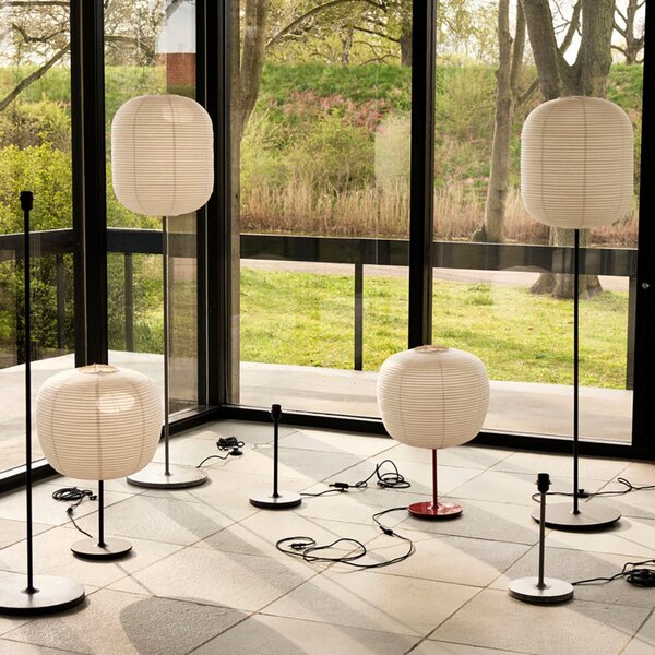 Lampa Podłogowa HAY, Common, czarny, salon, metal, design