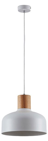 Lampa Wisząca Lindby, Carlise, ściemnialny, biały, salon, metal, skandynawski