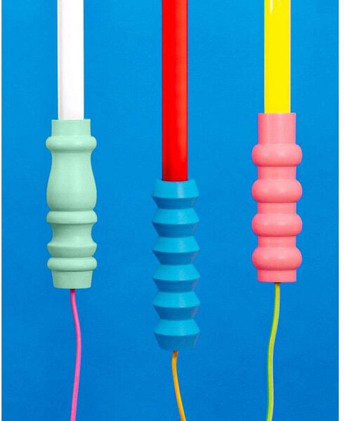 Lampa Stołowa SELETTI, niebieski, salon, szkło