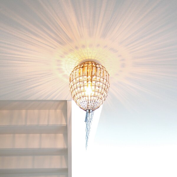 Lampa Sufitowa By Rydéns, Amadeus, ściemnialny, transparentny, salon, metal, antyczny