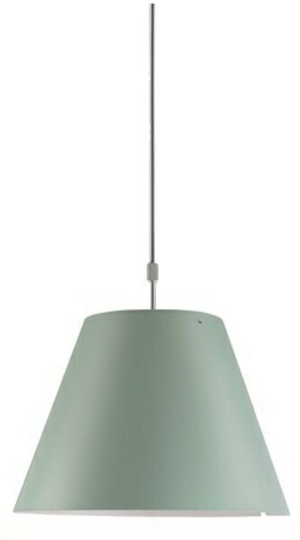 Lampa Wisząca Luceplan, zielony, jadalnia, aluminium