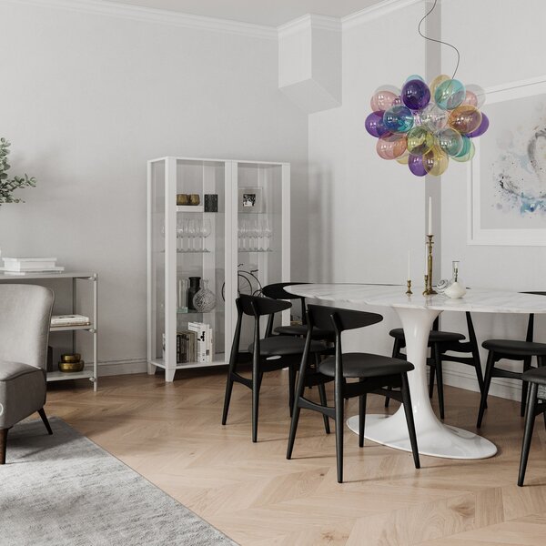 Lampa Wisząca By Rydéns, Gross, ściemnialny, wielokolorowy, salon, szkło, design