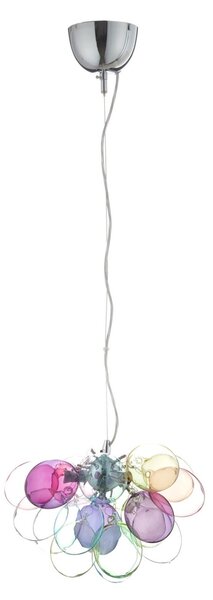 Lampa Wisząca By Rydéns, Gross, ściemnialny, wielokolorowy, salon, szkło, design