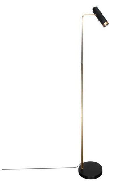 Lampa Podłogowa By Rydéns, złoty | mosiężny, salon, metal